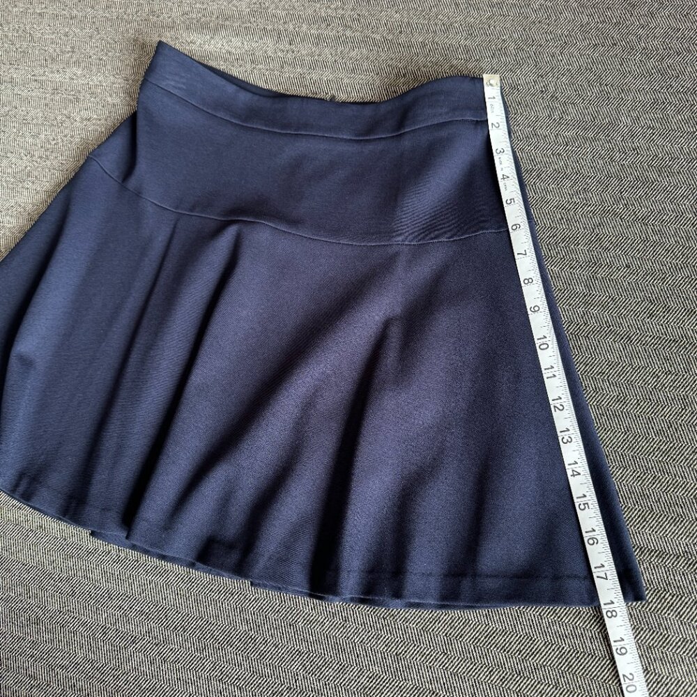 Navy Mini Skirt NWT Petite 4 - Picture 11 of 12